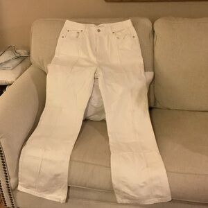 Glassons Patchwork White Jeans